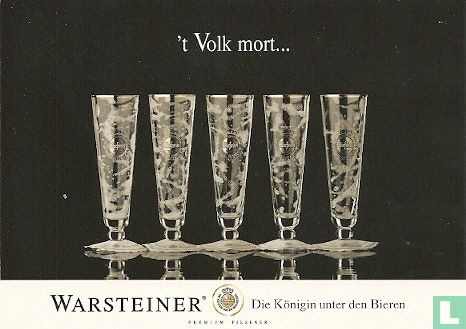 B001811 - Warsteiner "´t Volk mort..." - Bild 1