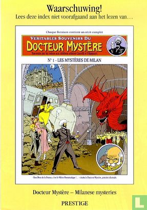 Index op Docteur Mystère - Feiten, personages en wetenswaardigheden uit Milanese mysteries - Bild 2
