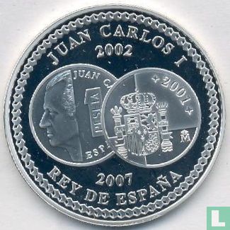 Espagne 10 euro 2007 (BE) "5 years Introducing the euro - Cooperation" - Image 1