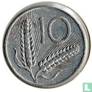 Italien 10 Lire 1967 - Bild 2