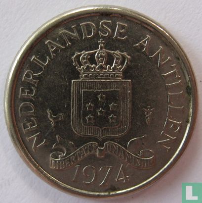 Antilles néerlandaises 10 cent 1974 - Image 1