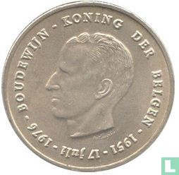 Belgien 250 Franc 1976 (NLD - große B) "25 years Reign of King Baudouin" - Bild 1