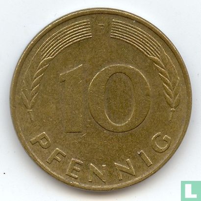 Germany 10 pfennig 1980 (F) - Image 2