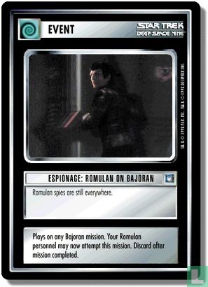 Espionage: Romulan on Bajoran