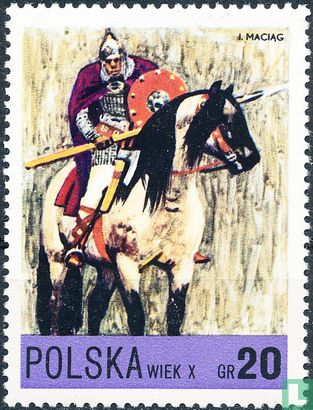 Malerei der polnischen Kavallerie