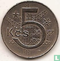 Tschechoslowakei 5 Korun 1979 - Bild 2