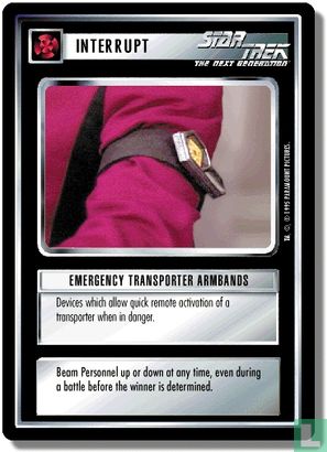 Emergency Transporter Armbands