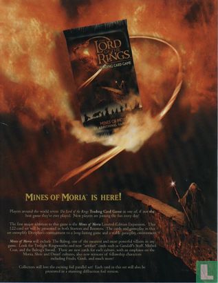 Mines of Moria Advertise Sheet