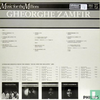 Gheorghe Zamfir - Music for the millions - Bild 2