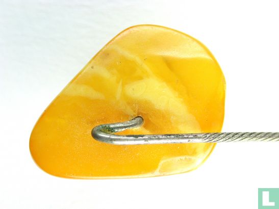 Ostpreussen - needle with genuin amber  - Afbeelding 2