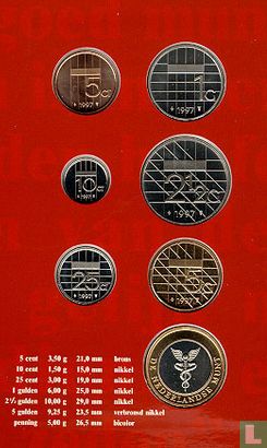 Nederland jaarset 1997 "De muntslag ten tijde van Koning Willem I" - Afbeelding 2