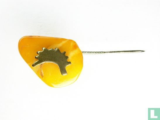 Ostpreussen - needle with genuin amber  - Afbeelding 3