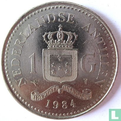 Antilles néerlandaises 1 gulden 1984 - Image 1