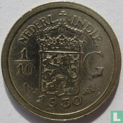 Dutch East Indies 1/10 gulden 1930 - Image 1