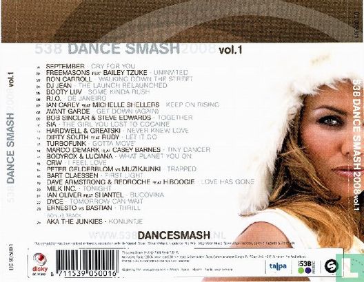 538 Dance Smash 2008 Vol. 1 - Afbeelding 2