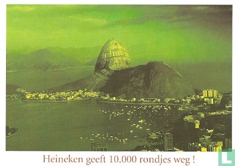 B002296 - Heineken 125 jaar "Heineken geeft 10.000 rondjes weg!" - Afbeelding 1