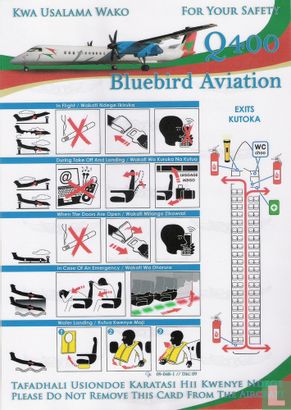 Bluebird Aviation - Q400 (01) - Afbeelding 1