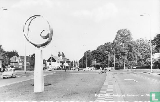 Enschede, Kruispunt Boulevard en Singels