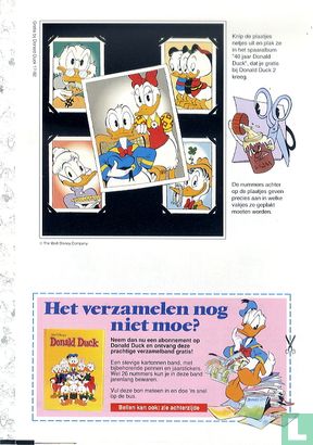 Gratis plakplaatjes voor je 40 jaar Donald Duck spaaralbum! - Image 2