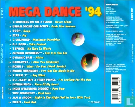 Mega Dance '94 - Afbeelding 2
