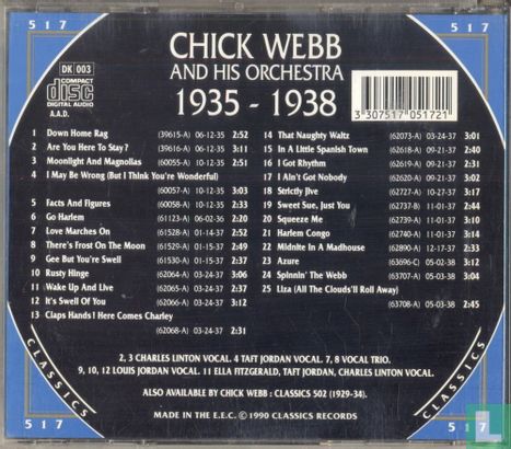 Chick Webb and his orchestra 1935-1938 - Image 2
