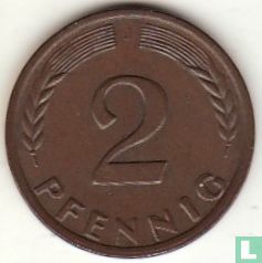 Duitsland 2 pfennig 1963 (J) - Afbeelding 2