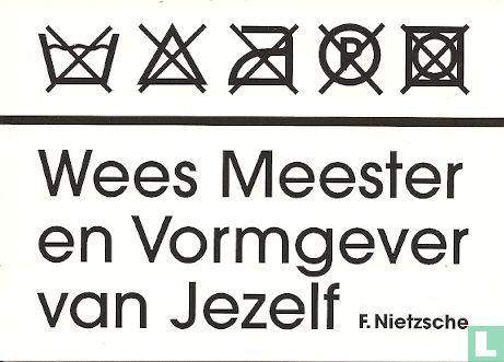 B003085 - Simon de Boer "Wees Meester en Vormgever van Jezelf (F.Nietzsche)" - Afbeelding 1