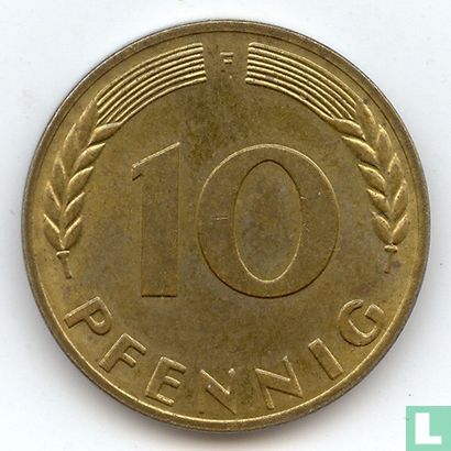 Duitsland 10 pfennig 1972 (F) - Afbeelding 2