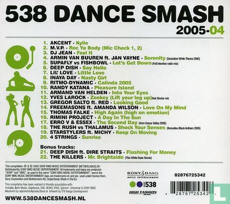538 Dance Smash 2005-04 - Afbeelding 2