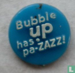 Bubble Up has pa zazz ! (rond) [blauw]