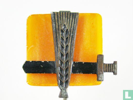 Needle with pressed amber - Bild 1