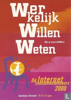 U000999 - Jaarbeurs Utrecht Internet consumentenbeurs 2000  - Afbeelding 1