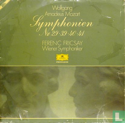 Wolfgang Amadeus Mozart - Symphonien Nr. 29,39,40,41 - Afbeelding 1