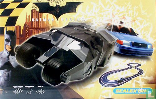 Ford GPD Police car & Batmobile Tumbler Batman Begins Racing Set - Image 1