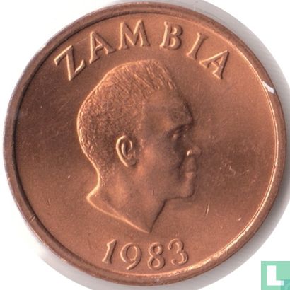 Zambie 2 ngwee 1983 - Image 1