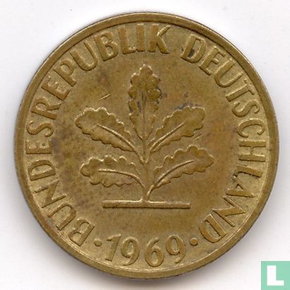 Allemagne 5 pfennig 1969 (D) - Image 1