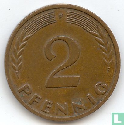 Allemagne 2 pfennig 1950 (F) - Image 2