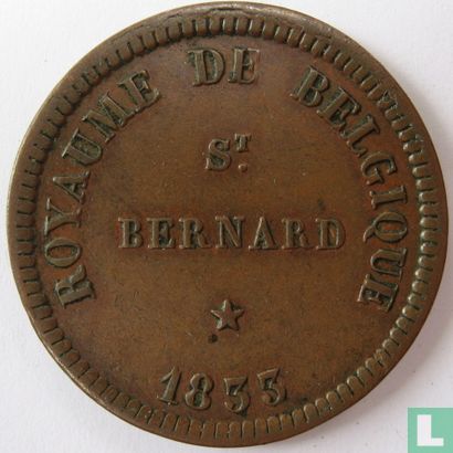 België 25 centimes 1833 Monnaie Fictive, Hermiksem - Image 1