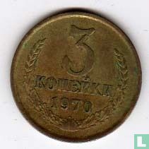 Russia 3 kopeks 1970 - Image 1