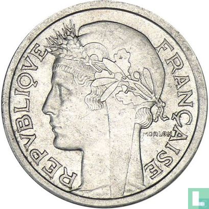Frankrijk 1 franc 1950 (zonder B) - Afbeelding 2