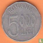 Rumänien 5000 Lei 2002 - Bild 2