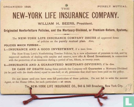 The New York Calendar for 1888-1889 - Afbeelding 2