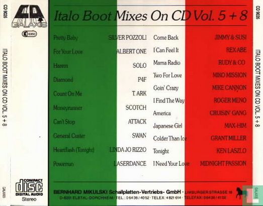 Italo Boot-Mix On CD Vol 5+8 - Image 2