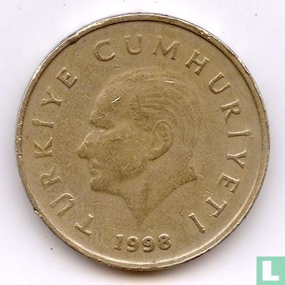 Turkije 50 bin lira 1998 - Afbeelding 1