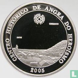 Portugal 5 euro 2005 (PROOF) "Historical center of Angra do Heroísmo" - Afbeelding 1