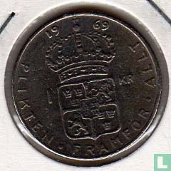 Sweden 1 krona 1969 - Image 1