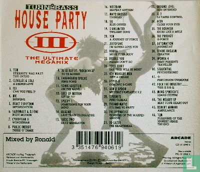 House Party III - The Ultimate Megamix - Afbeelding 2