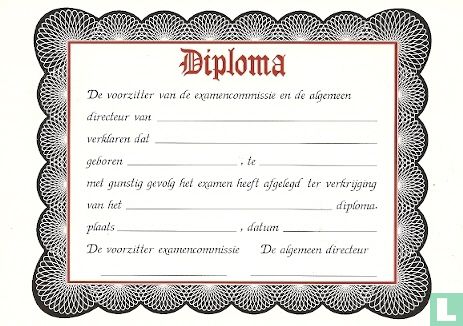 S000149 - Diploma - Afbeelding 1