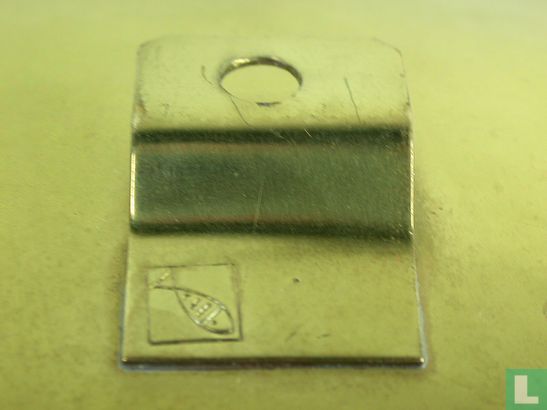 Brass plate with amber inlay - Image 3