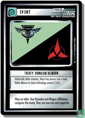 Treaty: Romulan/Klingon